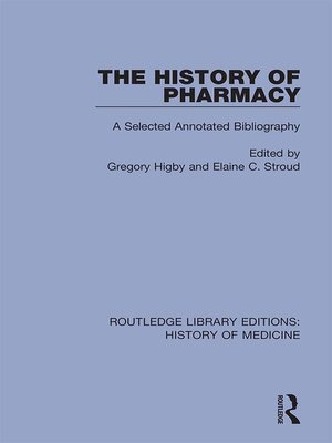 cover image of The History of Pharmacy